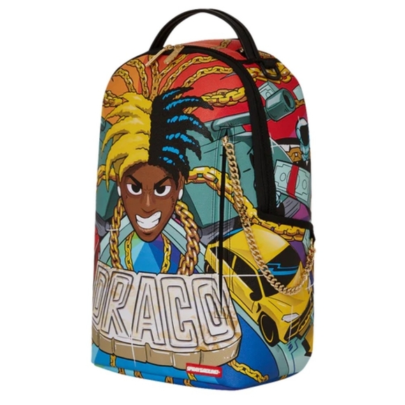 Sprayground THE SOULJA BOY ANIME DRIFTER COLLAB BACKPACK - Picture 4 of 16